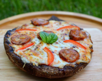 Grilled Portobello Mushroom Pizza Recipe | SideChef image