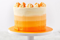 Creamsicle Ombre Cake Recipe - How to Make a Creamsicle ... image