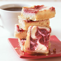 Fresh Cherry Cheesecake Bars Recipe | MyRecipes image