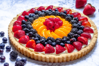 Best Fruit Tart Recipe - How to Make Fruit Tart image