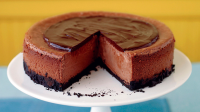 Triple-Chocolate Cheesecake Recipe | Martha Stewart image