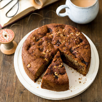 Wholemeal Date and Walnut Cake | Cakes | Recipes | Doves Farm image