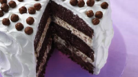 Cocoa Puffs® Cereal Crunch Cake Recipe - BettyCrocker.com image