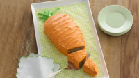 Carrot-Shaped Carrot Cake Recipe - BettyCrocker.com image