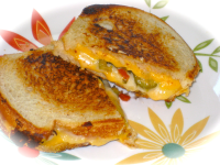 My Husband's Favorite Grilled Cheese & Green Olive ... image