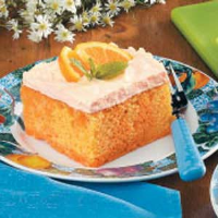 Orange Cream Cake Recipe: How to Make It image