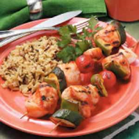 Grilled Turkey Kabobs Recipe: How to Make It image