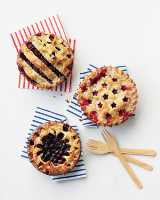 Fourth of July Summer Berry Pies Recipe | Martha Stewart image