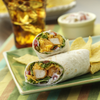 Spicy Crunchy Chicken Wraps | Ready Set Eat image