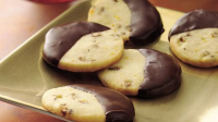 Chocolate-Dipped Orange Wafer Cookies Recipe ... image