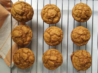 Healthy Pumpkin Muffins Recipe | Cooking Light image