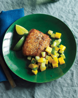 Fish with Mango Relish Recipe | Martha Stewart image