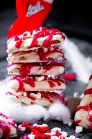 White Chocolate Covered Graham Crackers With Peppermint ... image