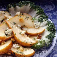 Sliced Pears With Walnuts & Cheese Recipe | Land O’Lakes image