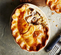 Chicken, leek & mushroom pies recipe | BBC Good Food image