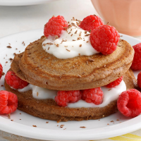 Cocoa Pancakes Recipe: How to Make It - Taste of Home image