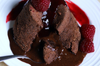 TasteToronto | Chocolate Lava Cake With Raspberry Coulis image