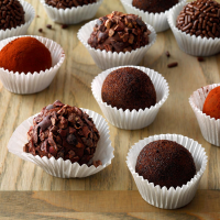 Chocolate Truffles Recipe: How to Make It - Taste of Home: Find Recipes, Appetizers, Desserts, Holiday Recipes & Healthy Cooking Tips image