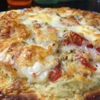 Cheesy Breakfast Pizza Recipe | Allrecipes image
