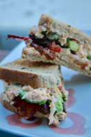 Spicy Pimento Cheese Sandwiches with Avocado and Bacon ... image