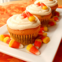 Candy Corn Cupcakes | Allrecipes image