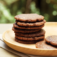 Ginger Chocolate Cookies Recipe | MyRecipes image