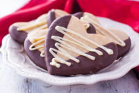 CHOCOLATE HEART SHAPED COOKIES RECIPES