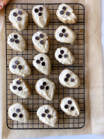 White Chocolate Peanut Butter Ghost Cookies image