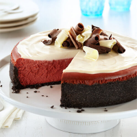 New York-Style Red Velvet Cheesecake Recipe | Land O’Lakes image
