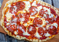 How to Grill Pizza - Easy Grilled Pizza Recipe image
