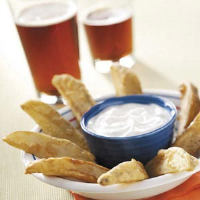 Beer-Battered Potato Wedges Recipe: How to Make It image