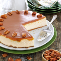 Caramel Praline Cheesecake Recipe: How to Make It image