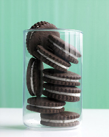 Chocolate 'n' Cream Sandwich Cookies Recipe | Martha Stewart image