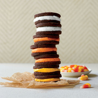 Crème-Filled Chocolate Sandwich Cookies Recipe | MyRecipes image