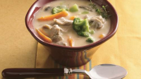 Slow-Cooker Chicken-Vegetable Chowder Recipe ... image