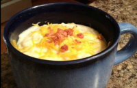 Easy cheesy crock pot O'Brien potato soup | Just A Pinch ... image