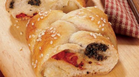 Braided Italian Flag Bread Recipe - Pillsbury.com image