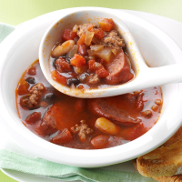 Hearty Beef & Bean Soup Recipe: How to Make It image