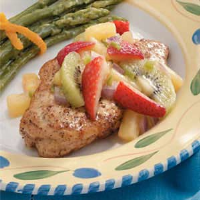 Chicken Breasts with Fruit Salsa Recipe: How to Make It image