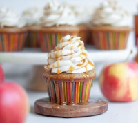 Apple Spice Cupcakes With Buttercream Frosting | Foodtalk image