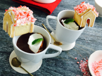 Peppermint Hot Chocolate With Whipped Cream Recipe - Food.com image