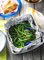 Grilled Green Beans Recipe: How to Make It image
