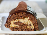 Chocolate Peanut Butter Cake Roll Recipe - BettyCrocker.com image