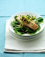 Roasted Salmon with Lemon Relish Recipe | Martha Stewart image