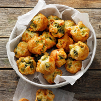 Spinach Puffs Recipe: How to Make It - Taste of Home image