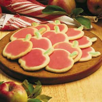 Apple Cutout Sugar Cookies Recipe: How to Make It image