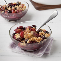 Grape and Berry Crumble Recipe: How to Make It image