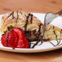 Double Chocolate and Fruit Breakfast Pastry Recipe by Tasty image