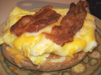 Bacon Bagel Cheese Sandwich Recipe - Food.com image