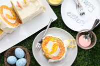 Easter Swiss Roll Cake Recipe to Celebrate Spring – Swans ... image